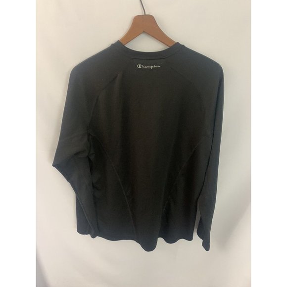 Champion men’s xl black long sleeve active gym training t shirt - Picture 2 of 4